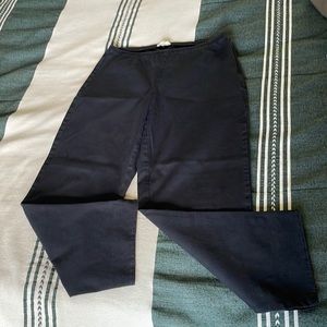 Eileen Fisher Slim Cropped Pant With Side Slits (S)